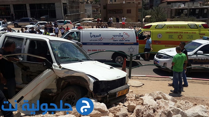 4 إصابات متفاوتة في حادث طرق على الشارع الرئيسي بين ديرحنا وعرابة